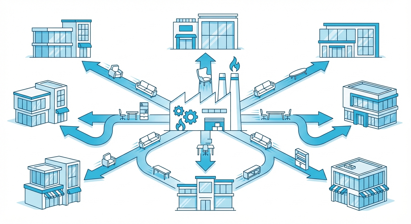 Mobilya Bayi Ağı - B2B Toptan Satış